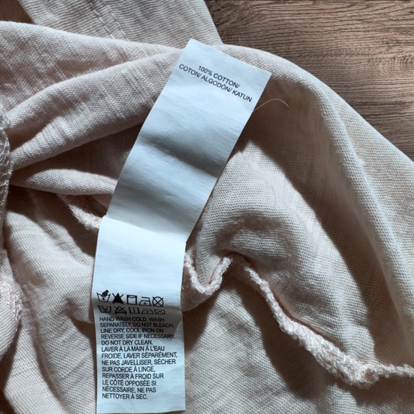 Lucky Brand Blush Cream Embroidered Blouse - Picture 5 of 6